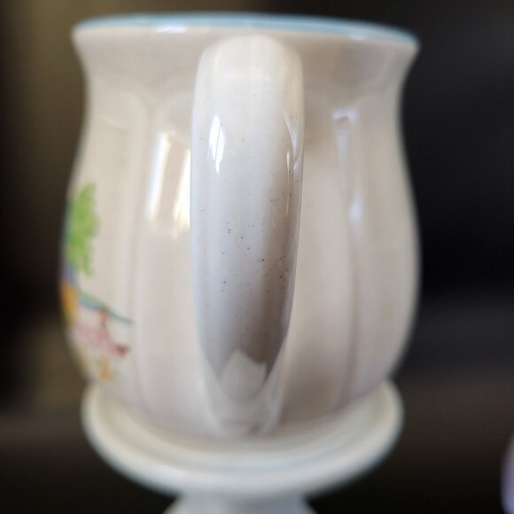 2 Vintage Jamestown China Country Home Stoneware Mugs Homestead Scene Japan - Picture 6 of 16